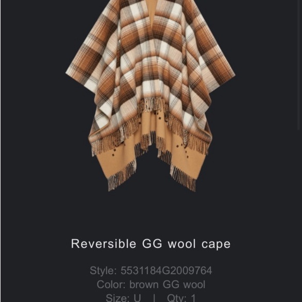 Gucci cape